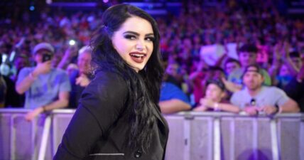 Paige WWE Tag Titles