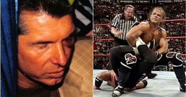 Vince McMahon got knocked out shortly after the match