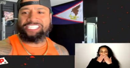 Tamina Snuka received a special message from the Usos