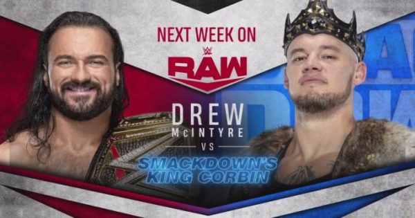 Drew McIntyre will face Baron Corbin