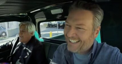 Blake Shelton Jay Leno joyride in Elvis truck