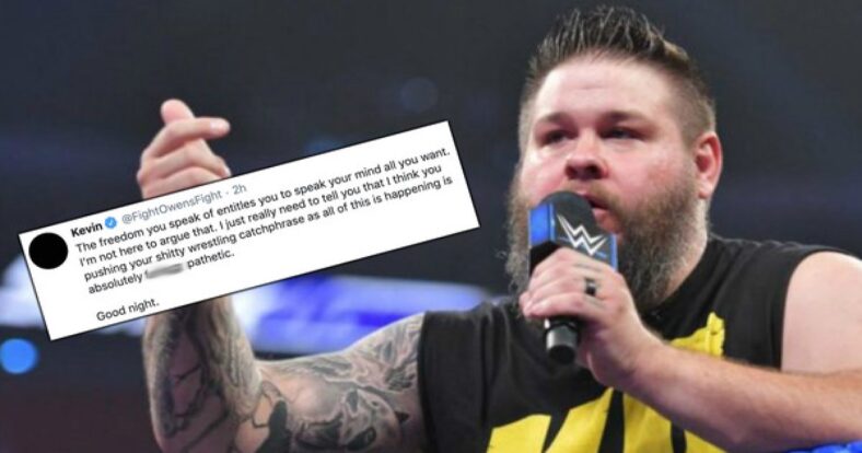 Kevin Owens destroys Jaxon Ryker for Pro Trump Tweet