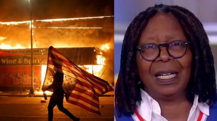 The View Whoopi Goldberg blasts riots and looting