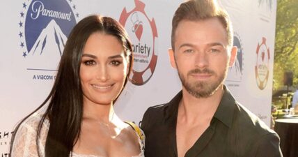 Emotional moment when Nikki Bella met Artem's parents