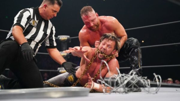 Jon Moxley versus Kenny Omega defied hardcore style