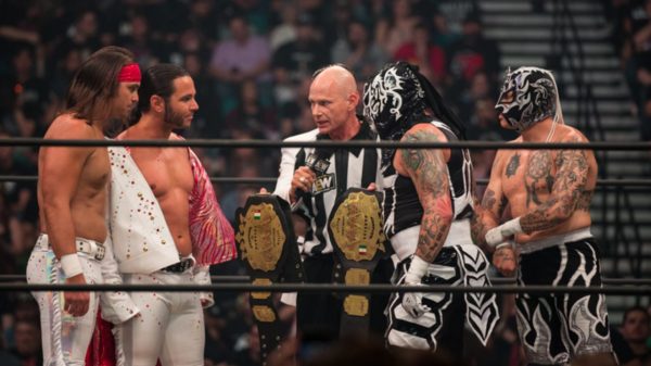 Lucha Bros versus The Young Bucks