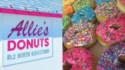 Allie's Donuts Rhode Island douughnut shop police military discounts