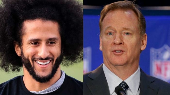 NFL Roger Goodell team sign Colin Kaepernick