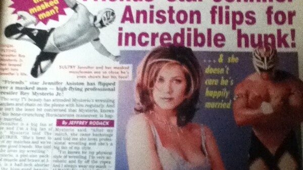 There were rumors about Jennifer Aniston and Rey Mysterio