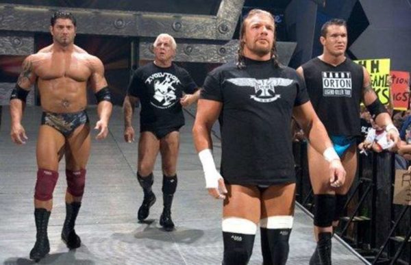 Randy Orton was a member of evolution, contributing to his legend killer status