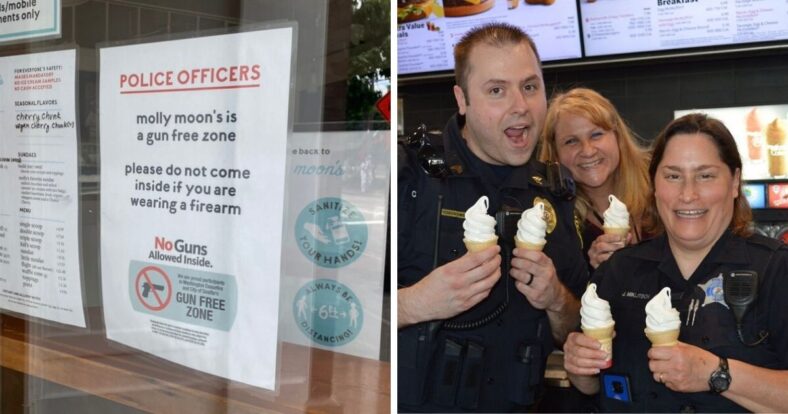 police banned ice cream