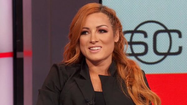 Becky Lynch talks about the negative pregnancy test turning into a positive one.