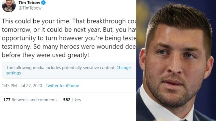 Tim Tebow Twitter censored Biblical video