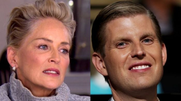 Sharon Stone Eric Trump