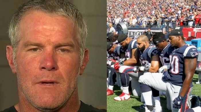 Brett Favre anthem kneeling