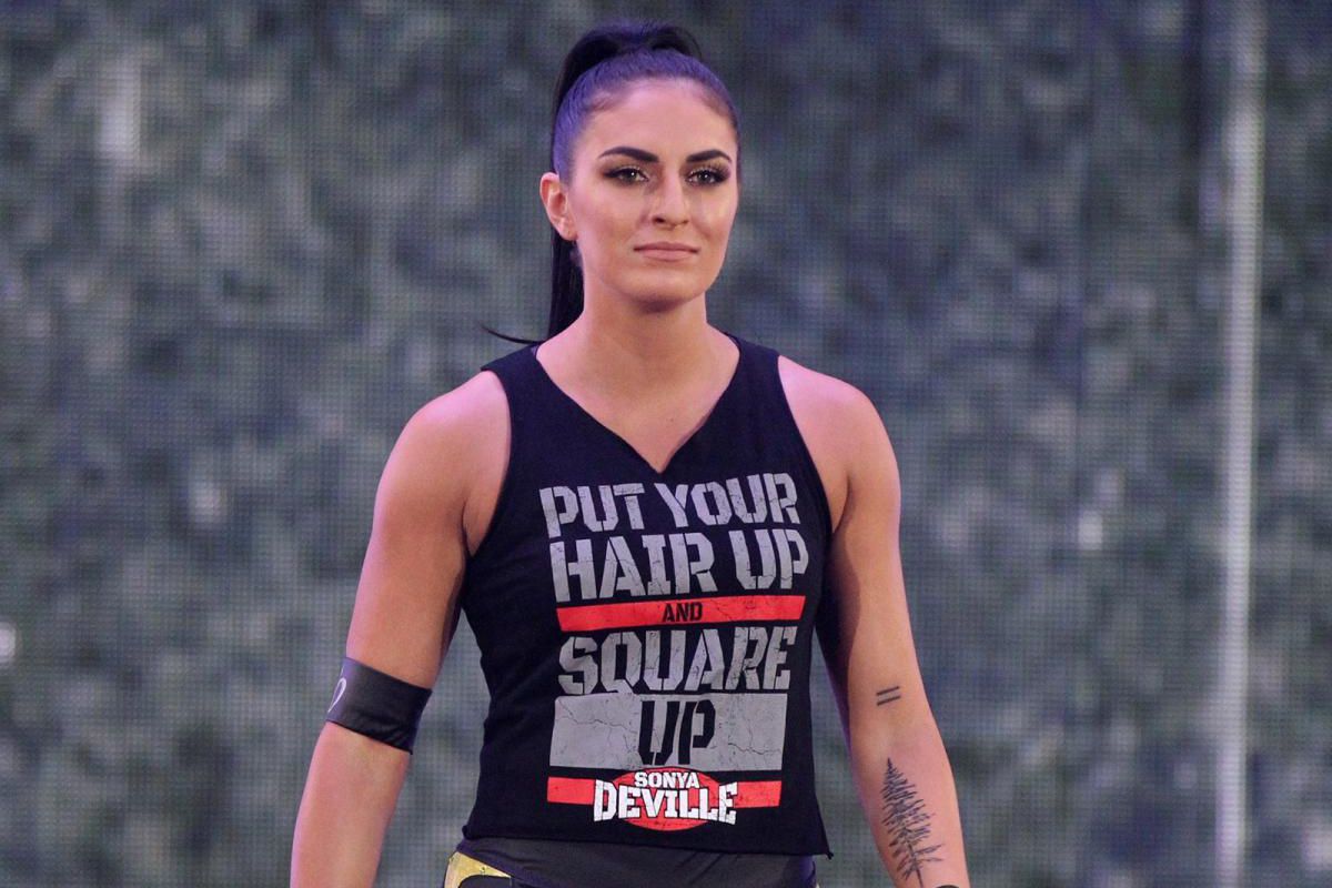 A man was arrested at the house of WWE superstar Sonya Deville. 