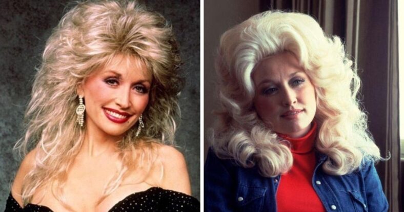 Dolly Parton without her wig