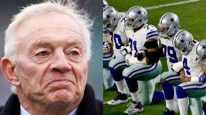 Jerry Jones Dallas Cowboys NFL anthem protest