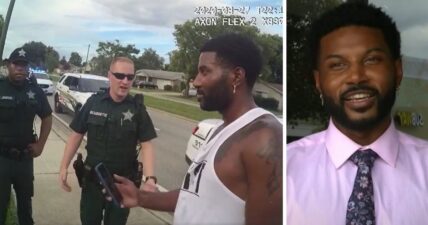 Police detain black man Joseph Griffin