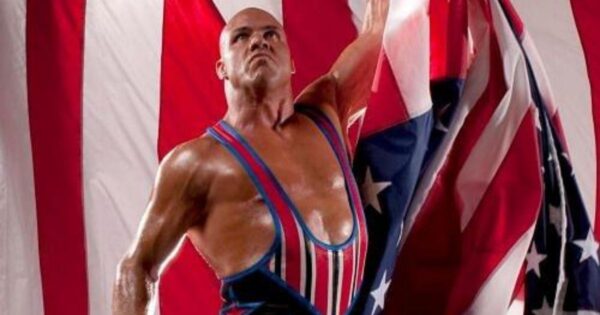 Kurt Angle does ad work for the WWE