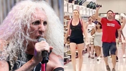 anti-mask Target protest flash mob Dee Snider We're Not Gonna Take It