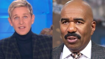 Steve Harvey defends Ellen DeGeneres scandal mean