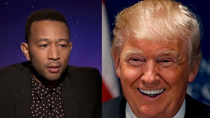 John Legend Trump liberal celebrity leave country Miley Cyrus