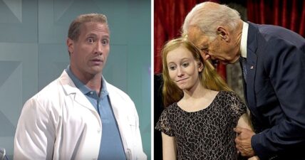 The Rock Joe Biden child molestation
