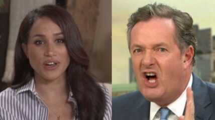 Piers Morgan whining Meghan Markle Fortune Speech Good Morning Britain