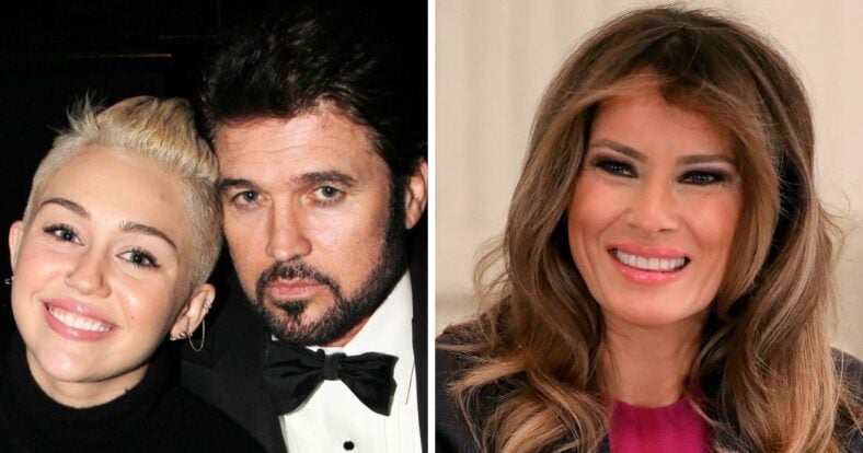 country star Miley Billy Ray Cyrus Melania Trump