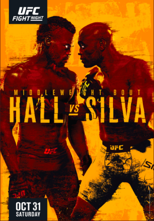 UFC Vegas 12: Poster For Uriah Hall vs. Anderson Silva is Out