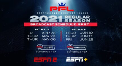 PFL 2021 Schedule