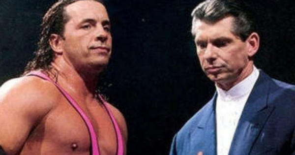 Vince McMahon and Bret Hart