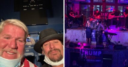 Kid Rock John Daly Trump presidential debate Nashville