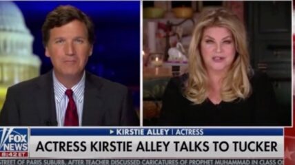 Kirstie Alley Tucker Carlson Fox News CNN fearmongering