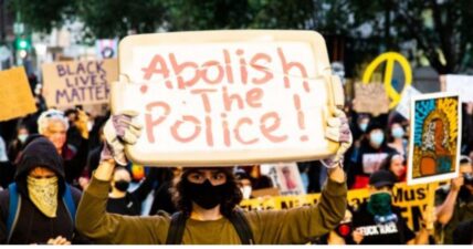 Northwestern University Abolish Defund the police riot student