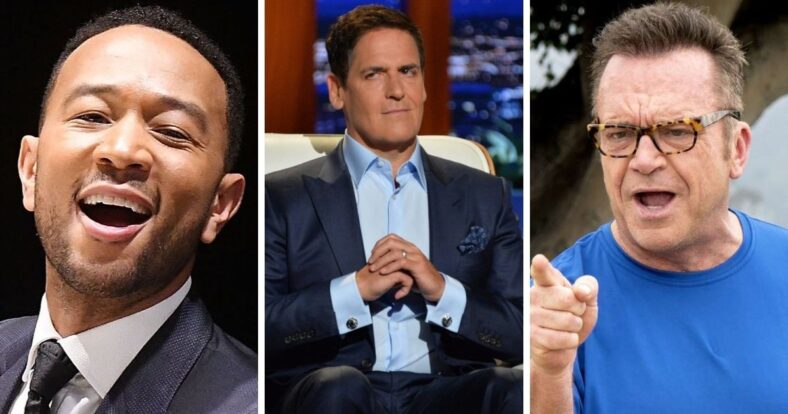 John Legend Mark Cuban Tom Arnold