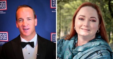 NFL Peyton Manning surprises Veteran Jessica Astorga Air Force