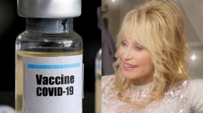 Dolly Parton COVID vaccine Christmas album movie Netflix