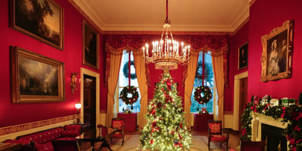 Red Room White House Christmas 2020