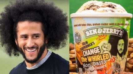 Colin Kaepernick Ben & Jerry's new ice cream flavor Change the Whirled