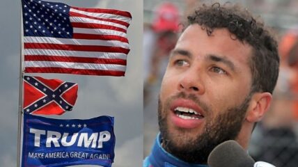Bubba Wallace NASCAR politics confederate flag ban