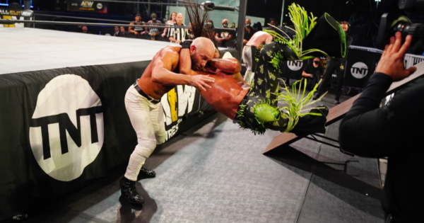 AEW officials shouted at wrestlers backstage