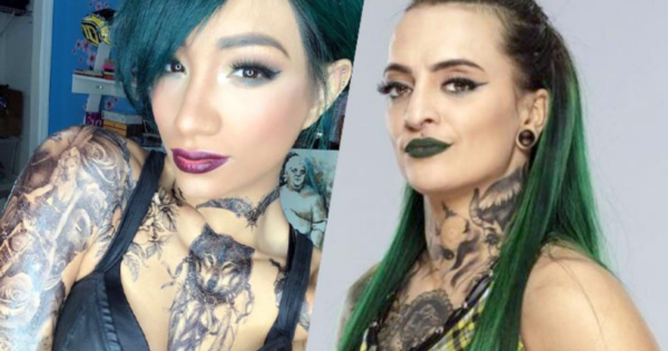 Sasha Banks Transformed Into Ruby Riott on Social Media