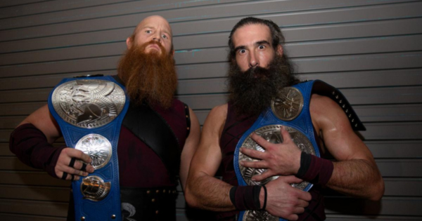 Brodie Lee and Erick Rowan in WWE