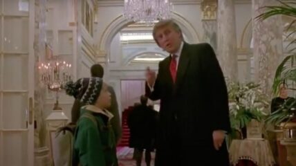 Home Alone 2 Trump Macauley Culkin edit cameo out