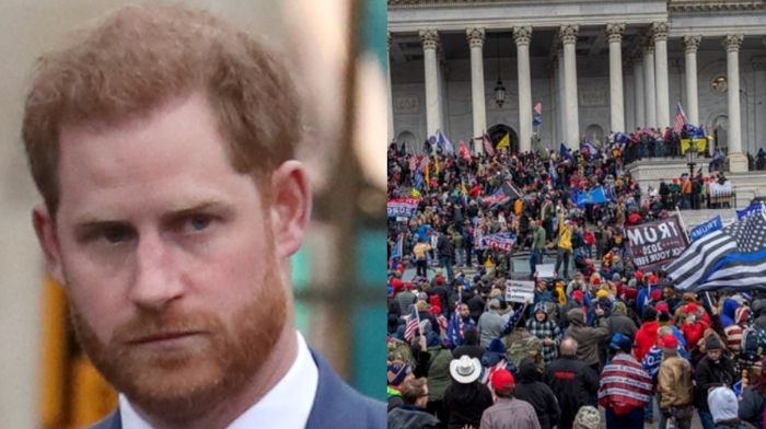 Prince Harry Capitol riots