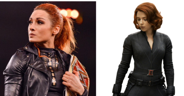 Becky Lynch and Black Widow