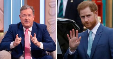 Piers Morgan Prince Harry military titles