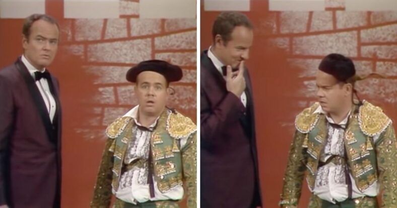 Harvey Korman Tim Conway The Carol Burnett Show bullfighter